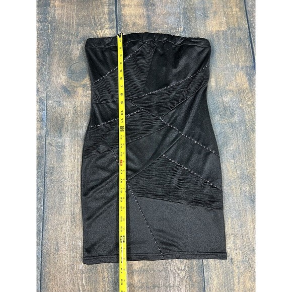 Nikibiki Women’s Size Medium Black Bodycon Mini Dress, Sequin! - Picture 2 of 6